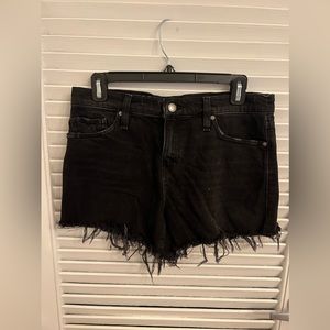 Hudson Black Denim Shorts